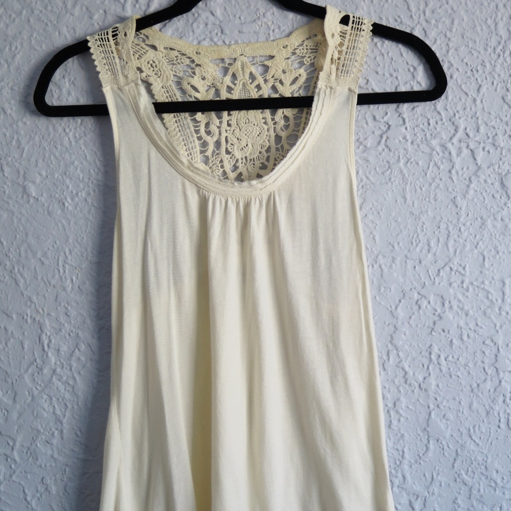 Banana Republic - Lace Racerback Tank Top
